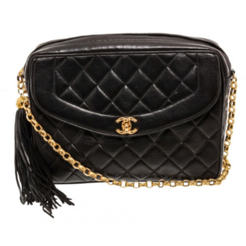 ISO CHANEL black camera bag